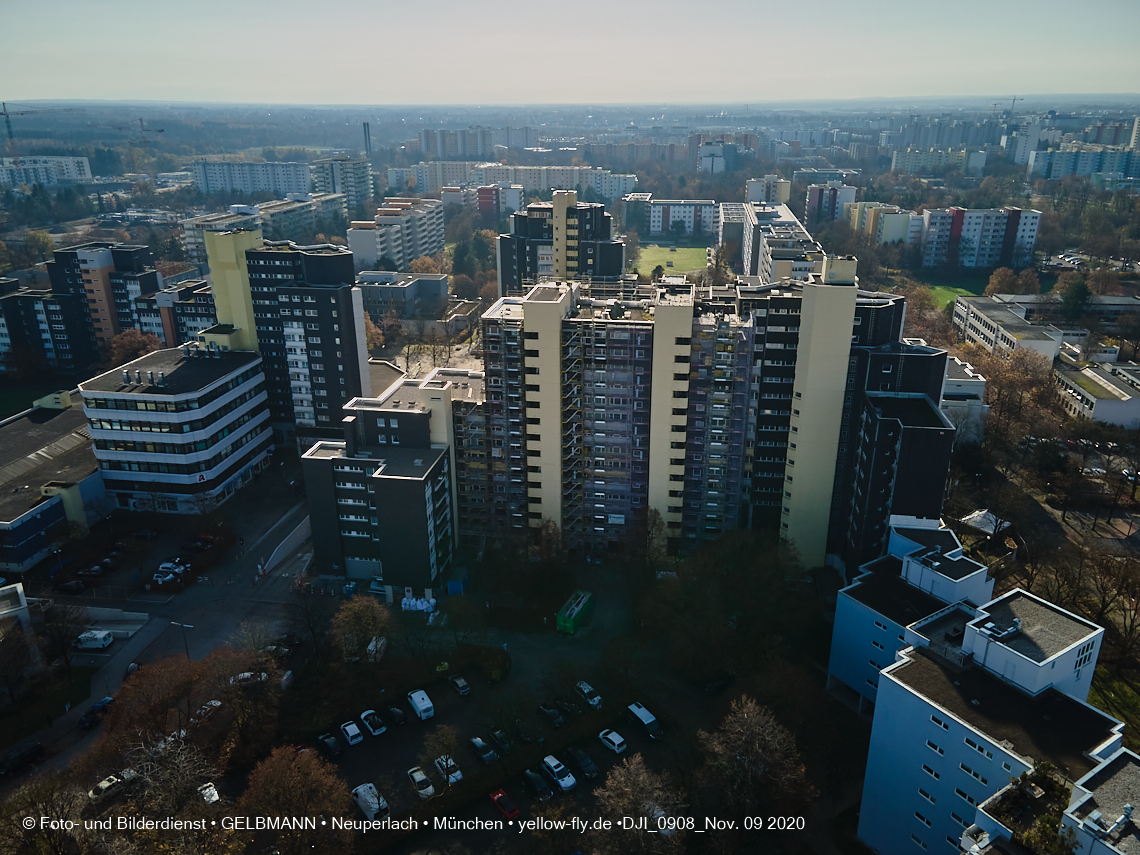 12.11./09.11.2020 - Marx-Zentrum und Umgebung am Karl-Marx-Ring in Neuperlach